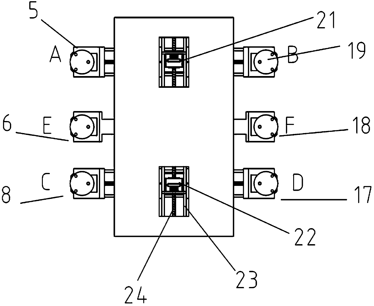 Crawling device for sealant filling for gaps among ceramic tiles of wall body, and operation method