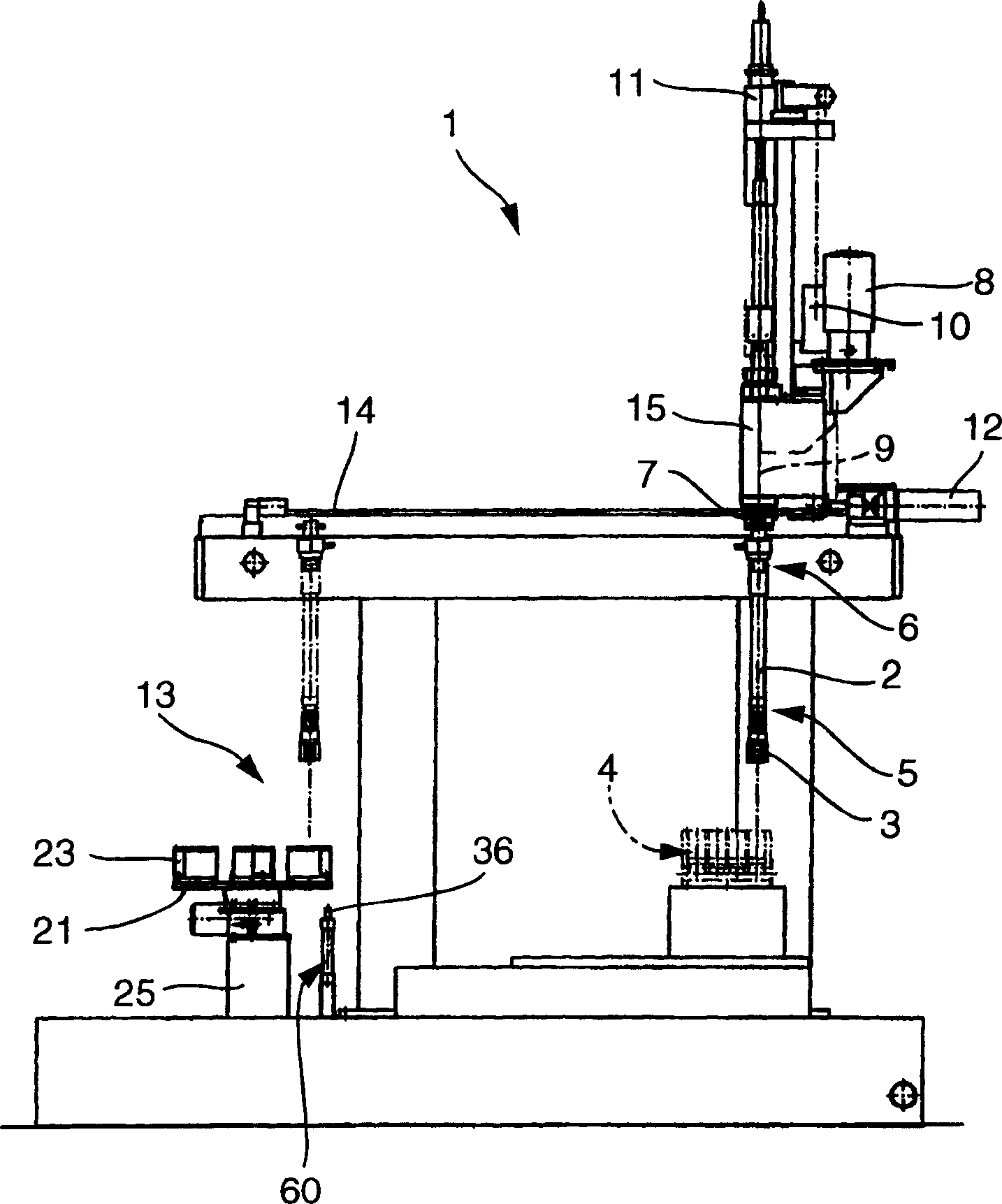 Method and apparatus for automatically changing of honing tools