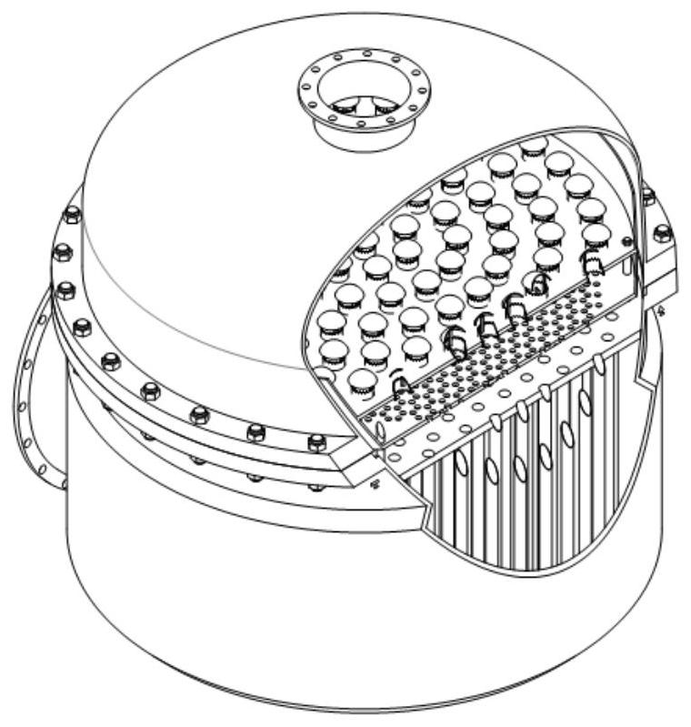 A tube-type falling film evaporator, a concentration device and its use method and process