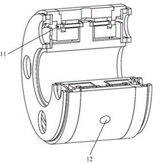 Symmetric electromagnetic actuator