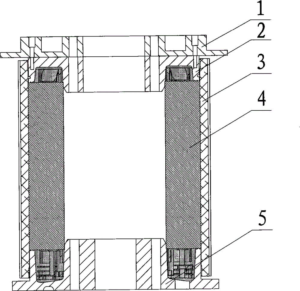 Filling and sealing process of motor stator core