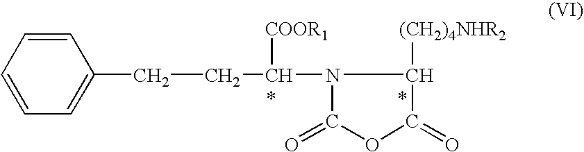 Process for the production of lisinopril