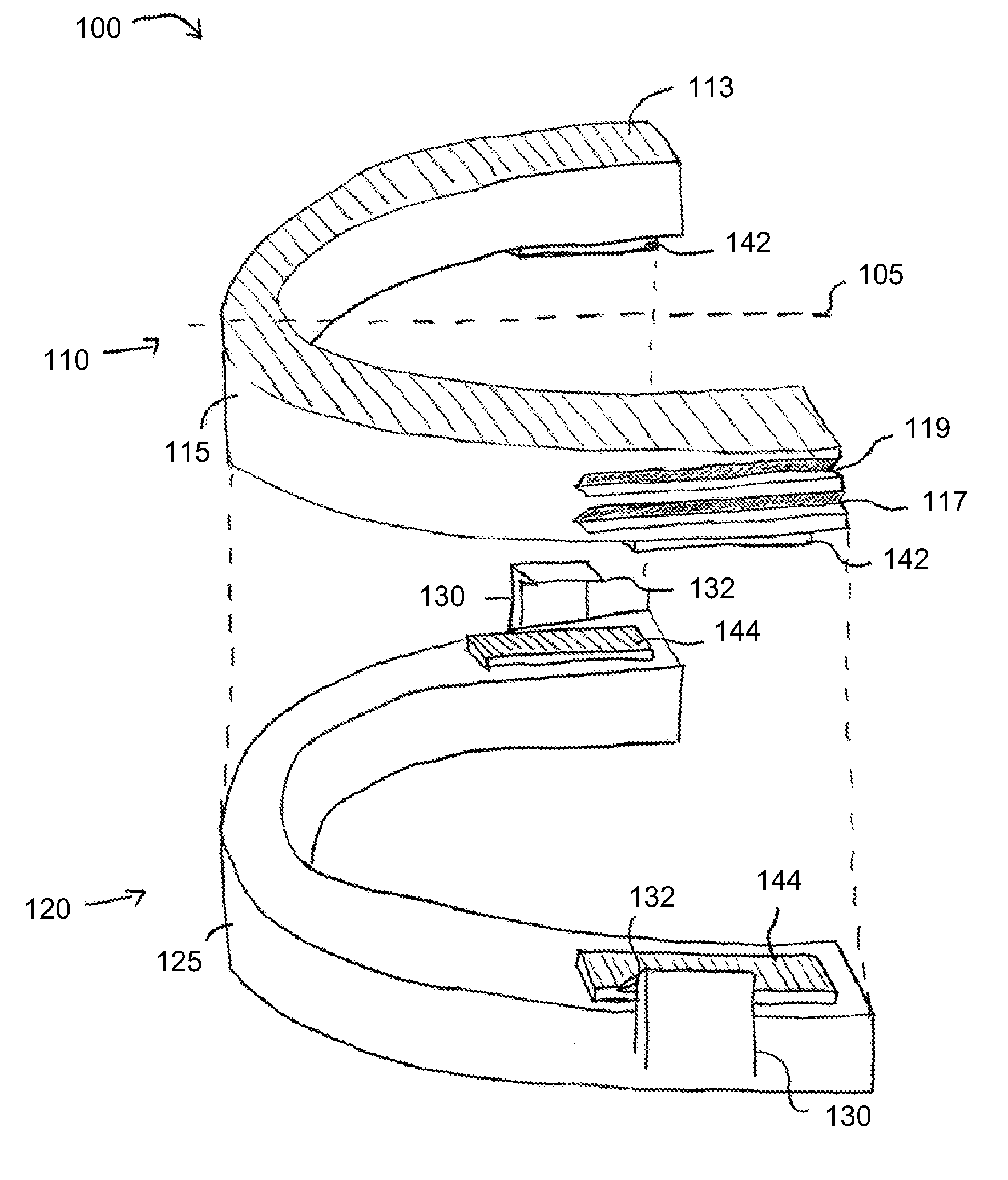 Self-titratable mandibular repositioning device