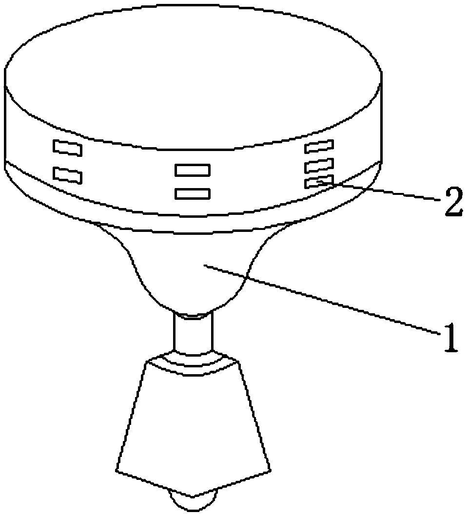 A high-safety diabolo with multifunctional sound effects