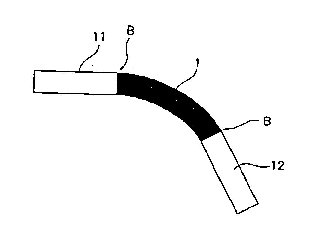 Curved optical waveguide and optical device