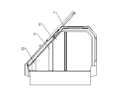 Automatic hoisting device for large-scale hood gate