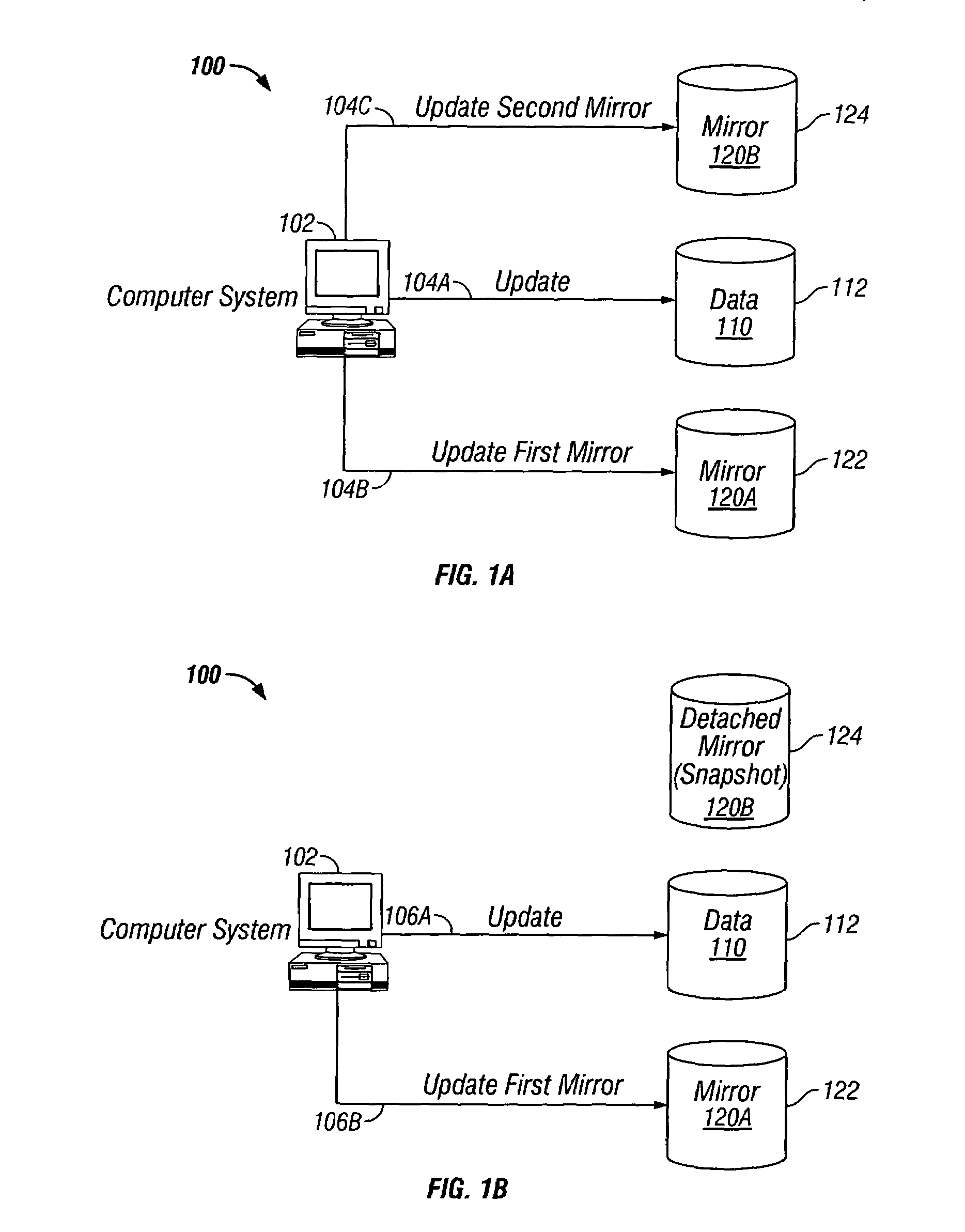 Symmetrical data change tracking