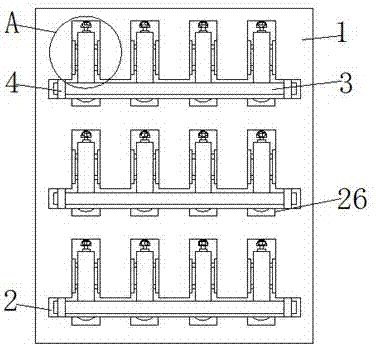 Doubling thread ball rack with doubling thread ball fixing position