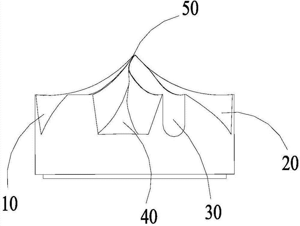 Low-pressure rotating nozzle water sprinkler