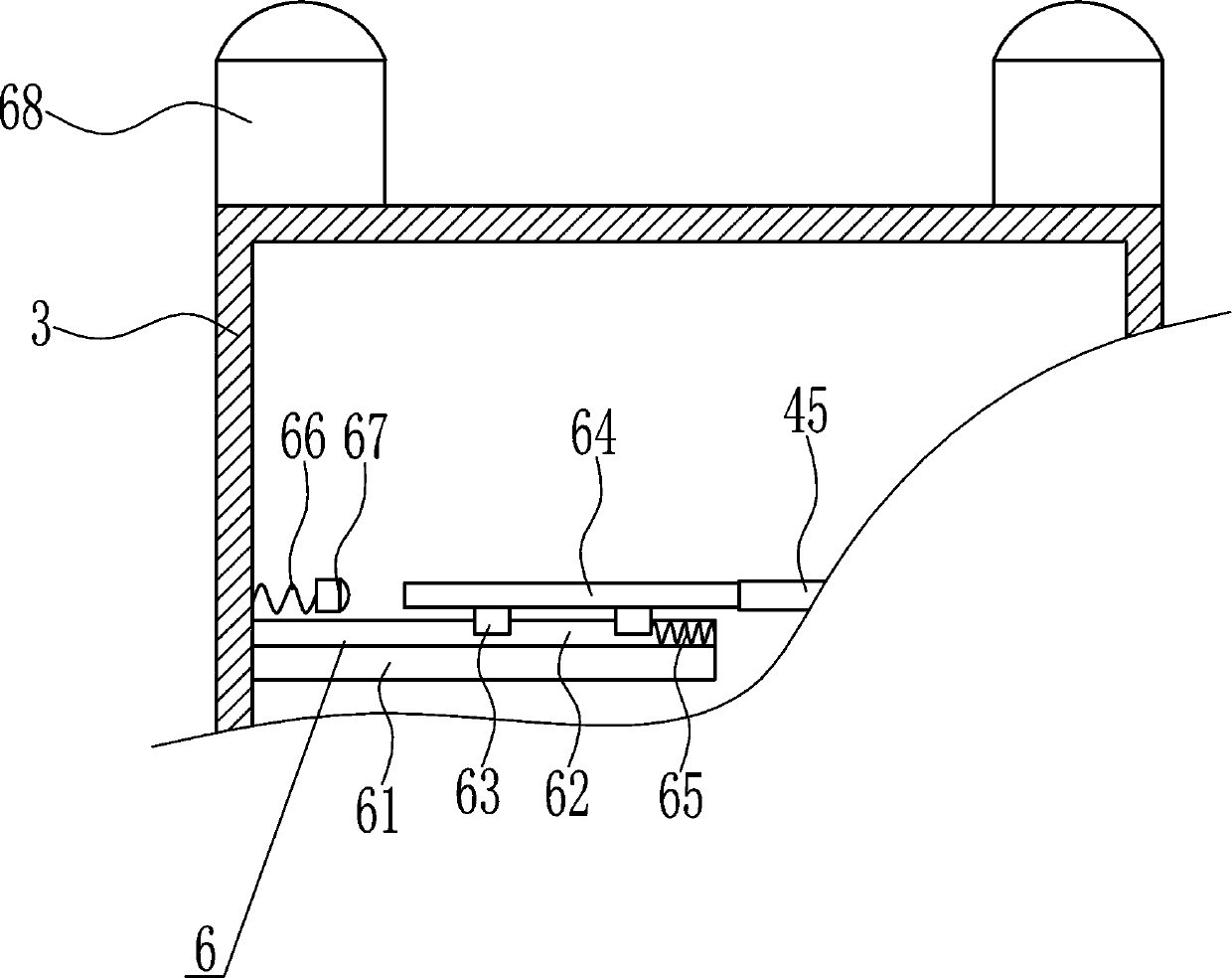 Safety warning device for dump truck unloading