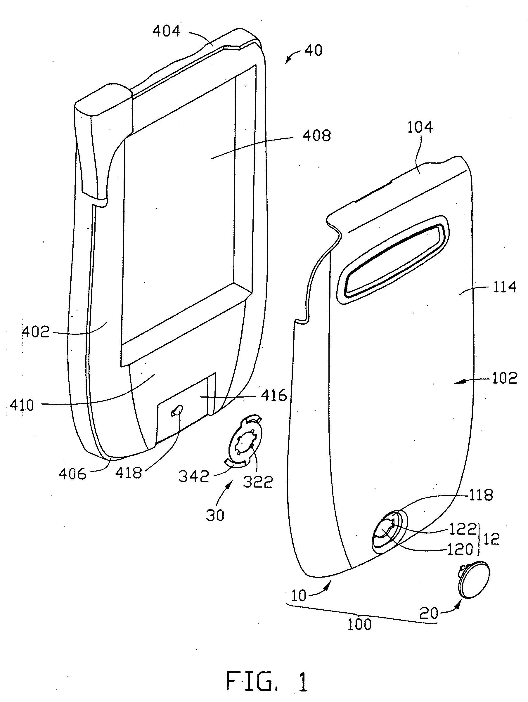 Battery cover latching assembly for portable electronic device