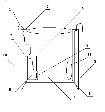 Self-heating food package barrel with hand-held grip