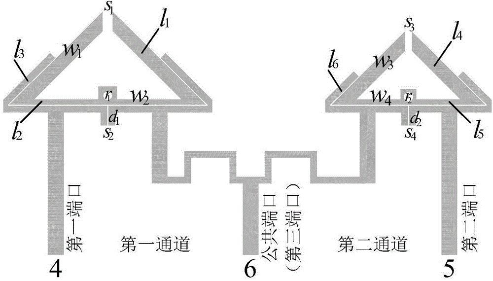 High-isolation duplexer with coupled electromagnetic shunt