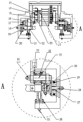 Novel device capable of realizing transportation and carrying comprehensive operation on mountain land slope