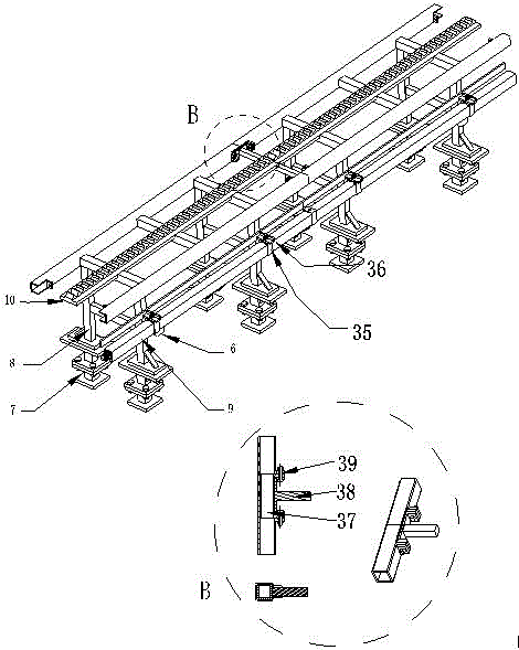 Novel device capable of realizing transportation and carrying comprehensive operation on mountain land slope