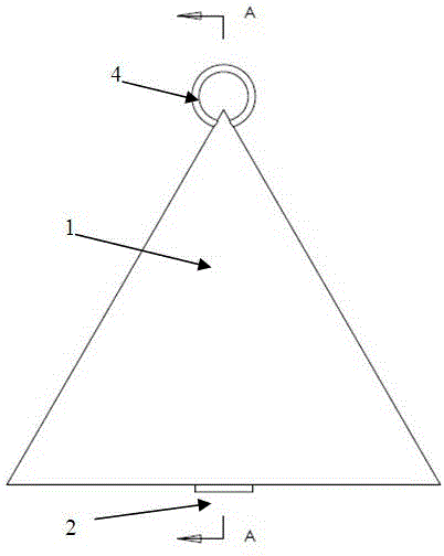 Detection tool for measuring sediment of bored pile