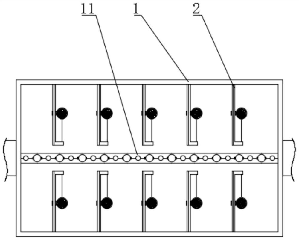 Thermomagnetic particle dynamic drying device based on plastic particles and application method