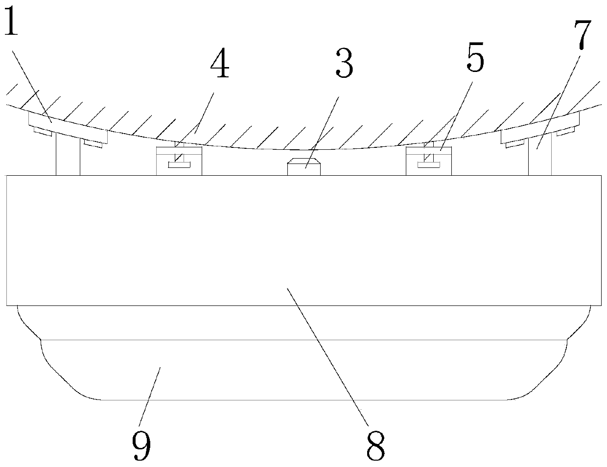 Self-adjusting induction lamp along with haze degree