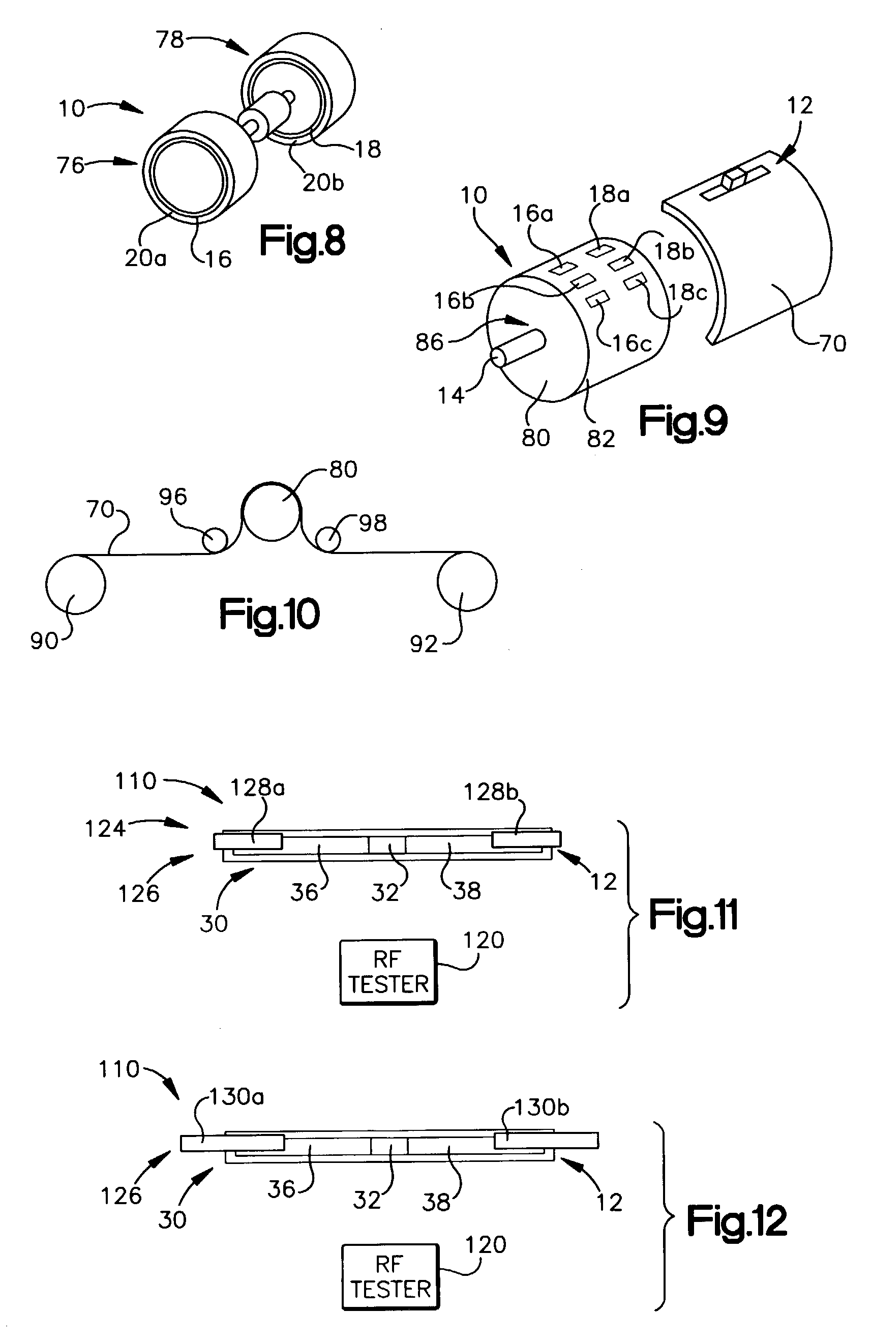 RFID device tester and method