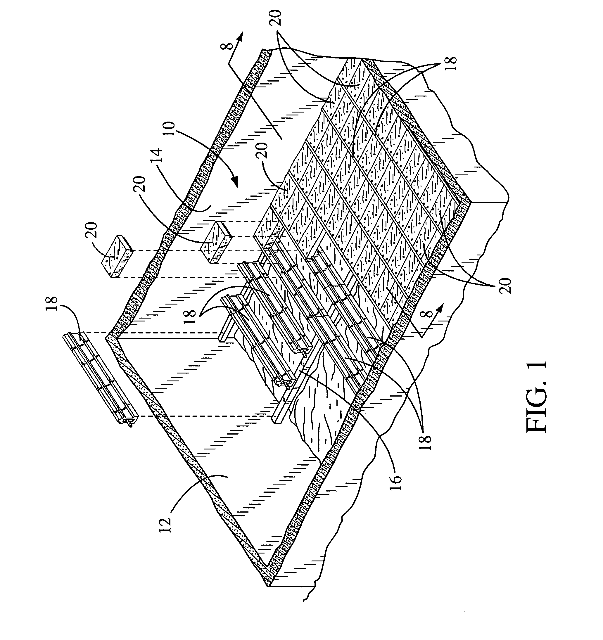 Concrete floor system and method of making floor components