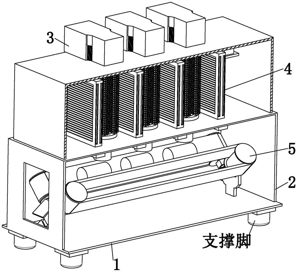 Activated carbon raw material activating treatment processing system