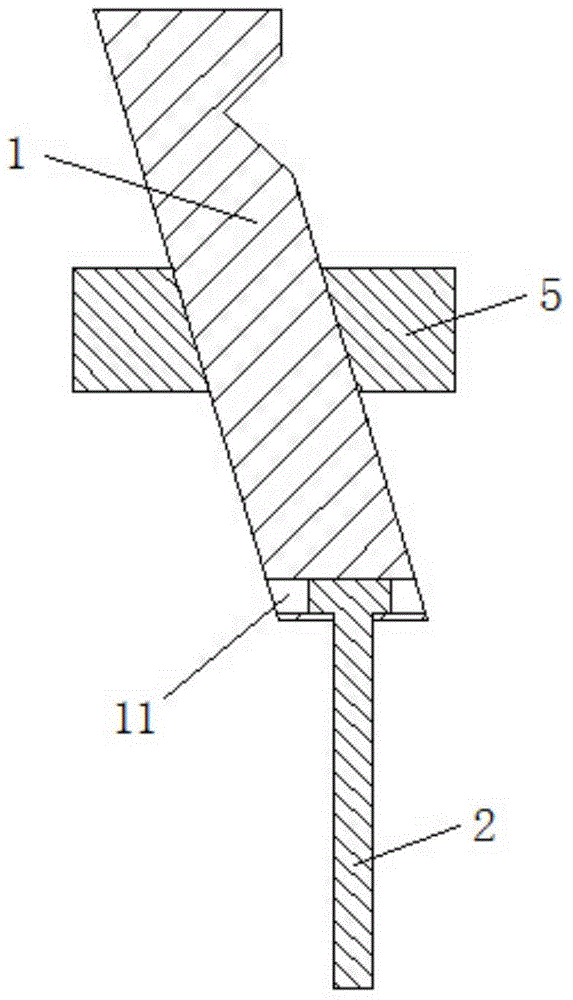 Large angle ejection mechanism for injection molding