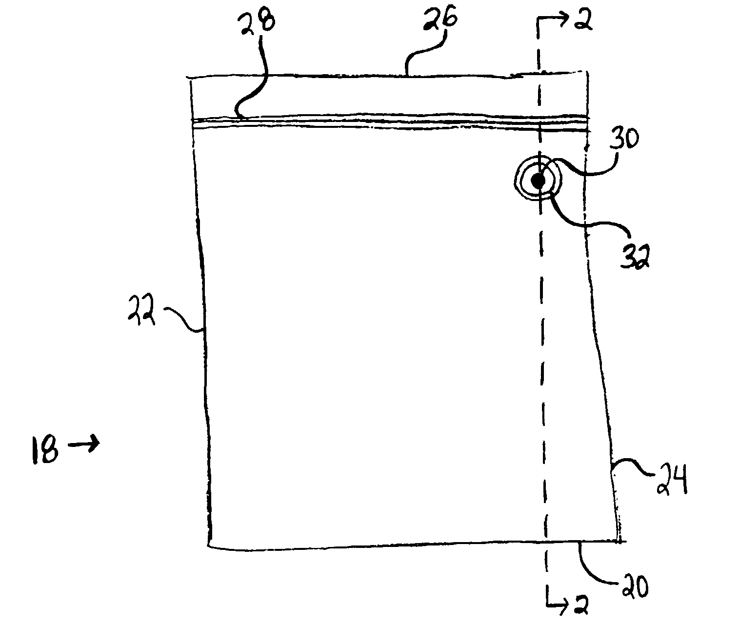 Recloseable storage bag with secondary closure members