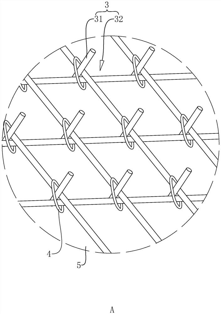 Structure for preventing steps of pitched roof from slipping off and construction method thereof