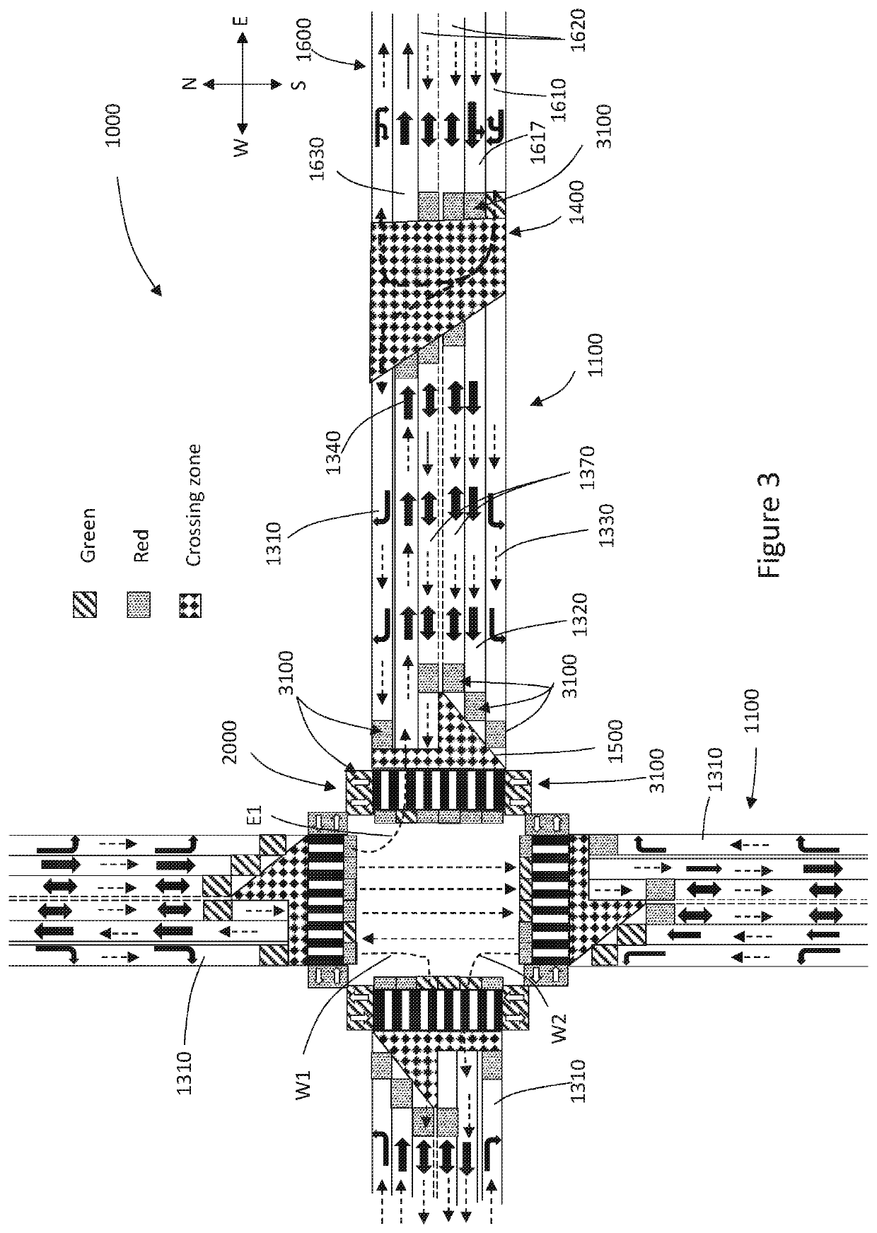 Synergistic reconfigurable traffic intersection