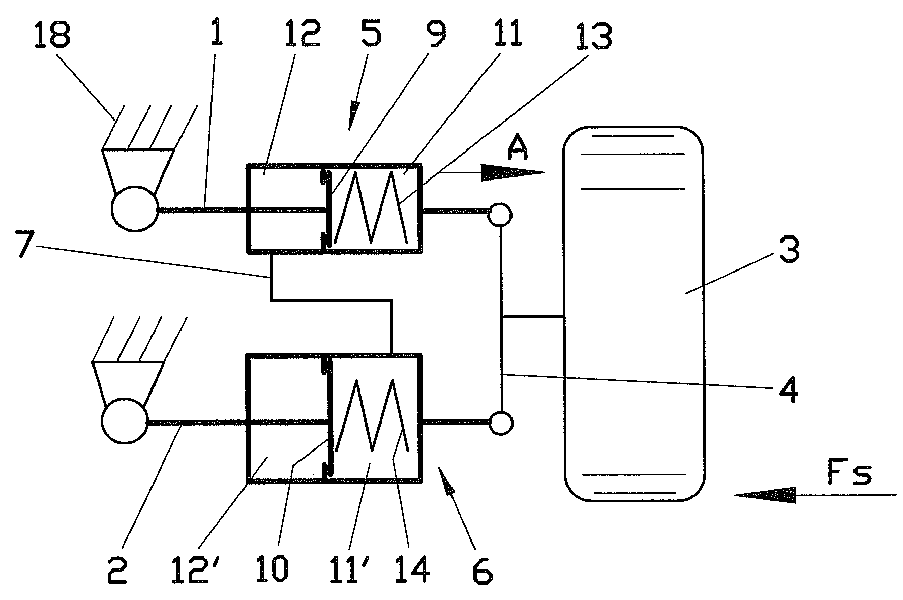 Wheel suspension