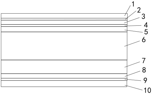 Polypropylene floor with multi-layer structure