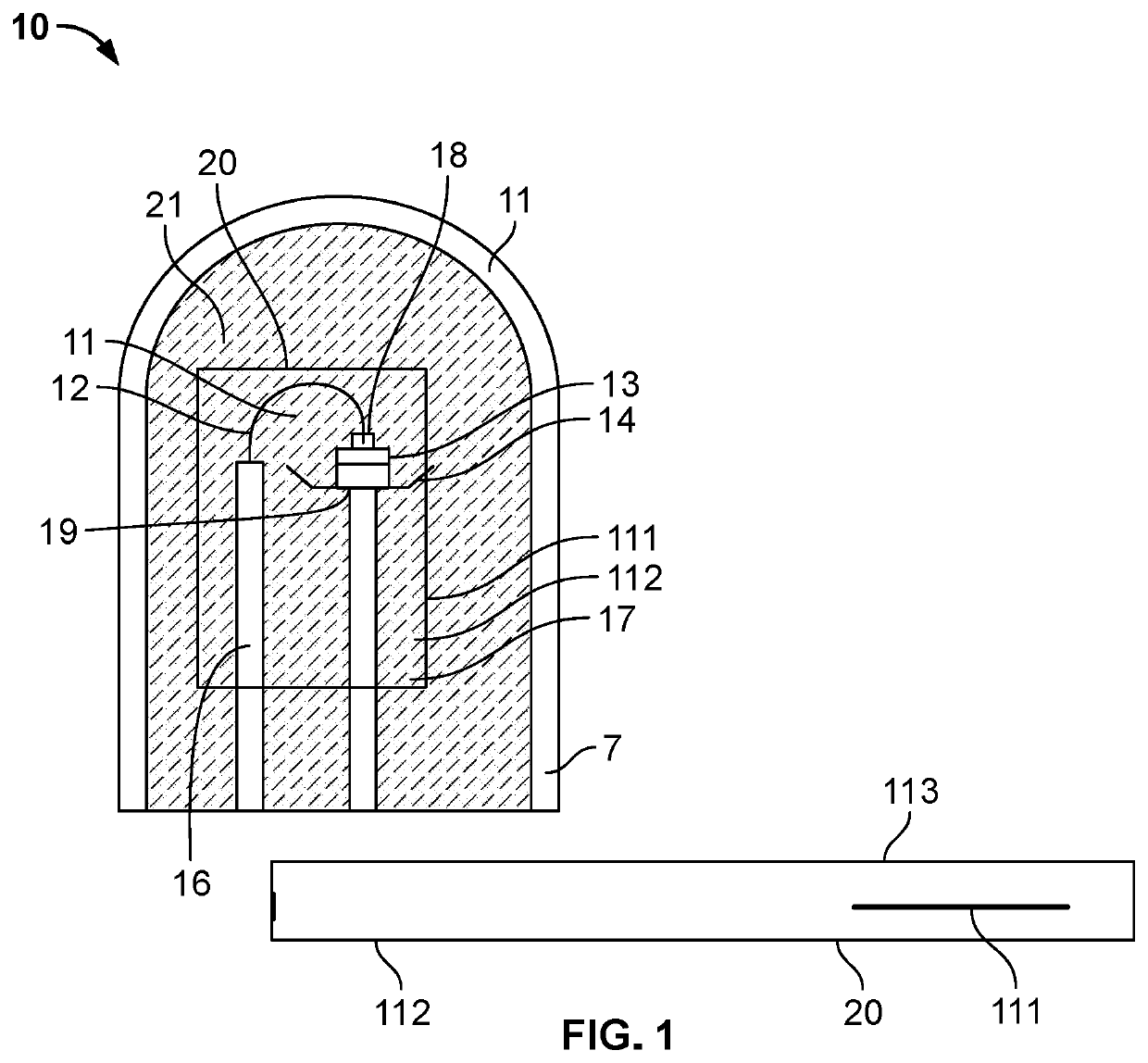 Vacuum light emitting diode