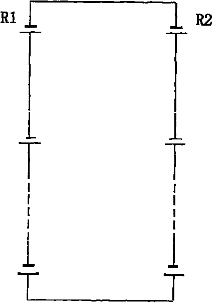 Mixing battery pack of lead-acid batteries and lithium batteries