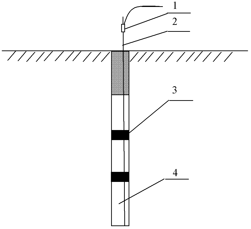 Presplitting blasting method for water holes close to high and steep slopes