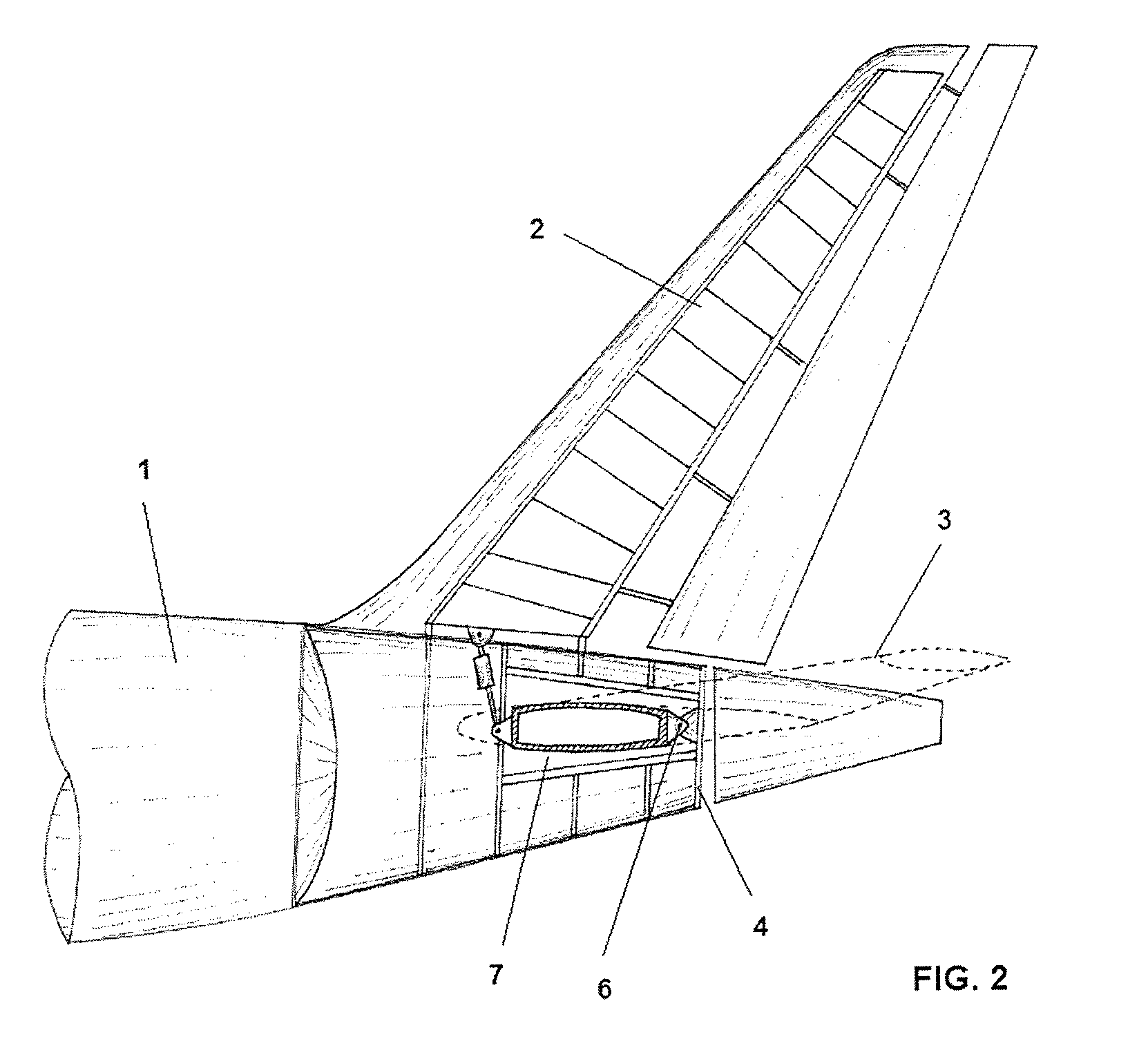 Aircraft horizontal stabilizer surface