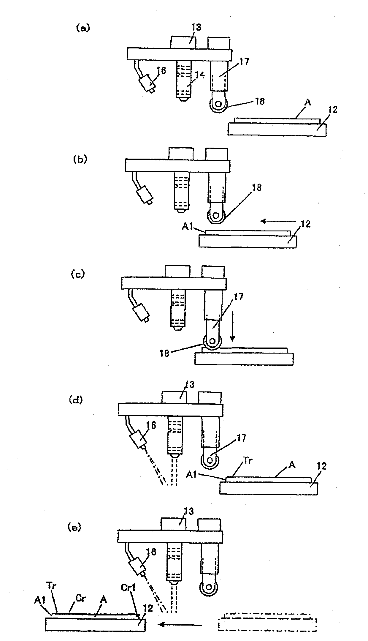 Method for processing fragile material substrate