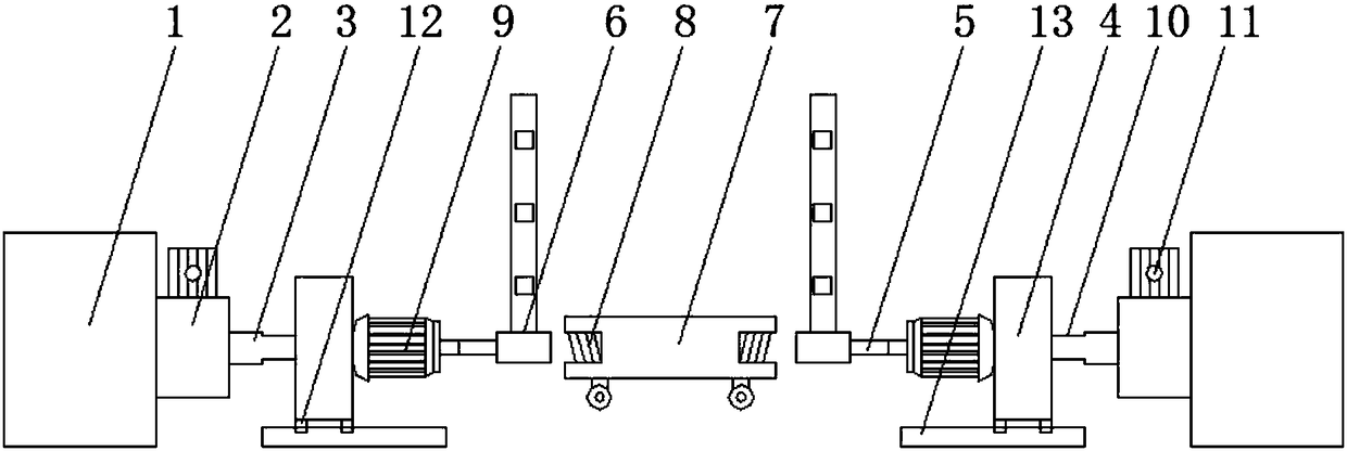 Protection device of transferring platform parking robot applicable to three-dimensional garage