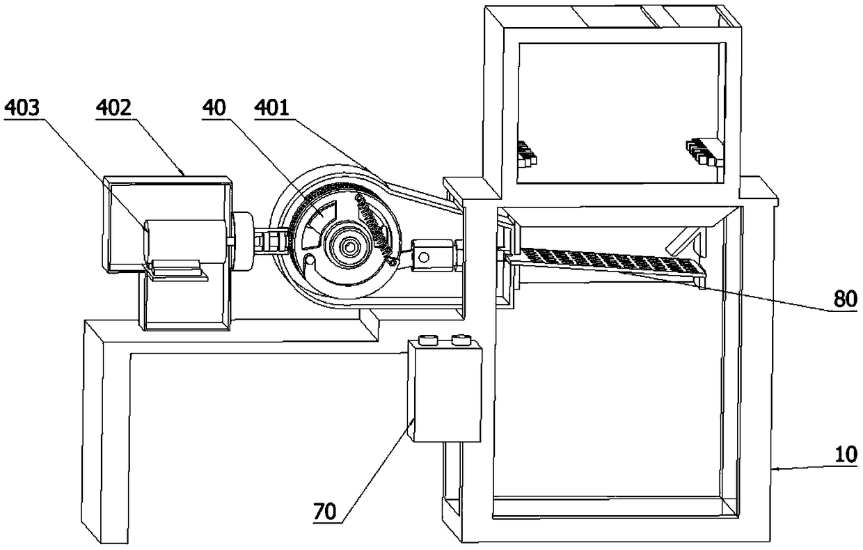 Crushing device for wasted circuit board