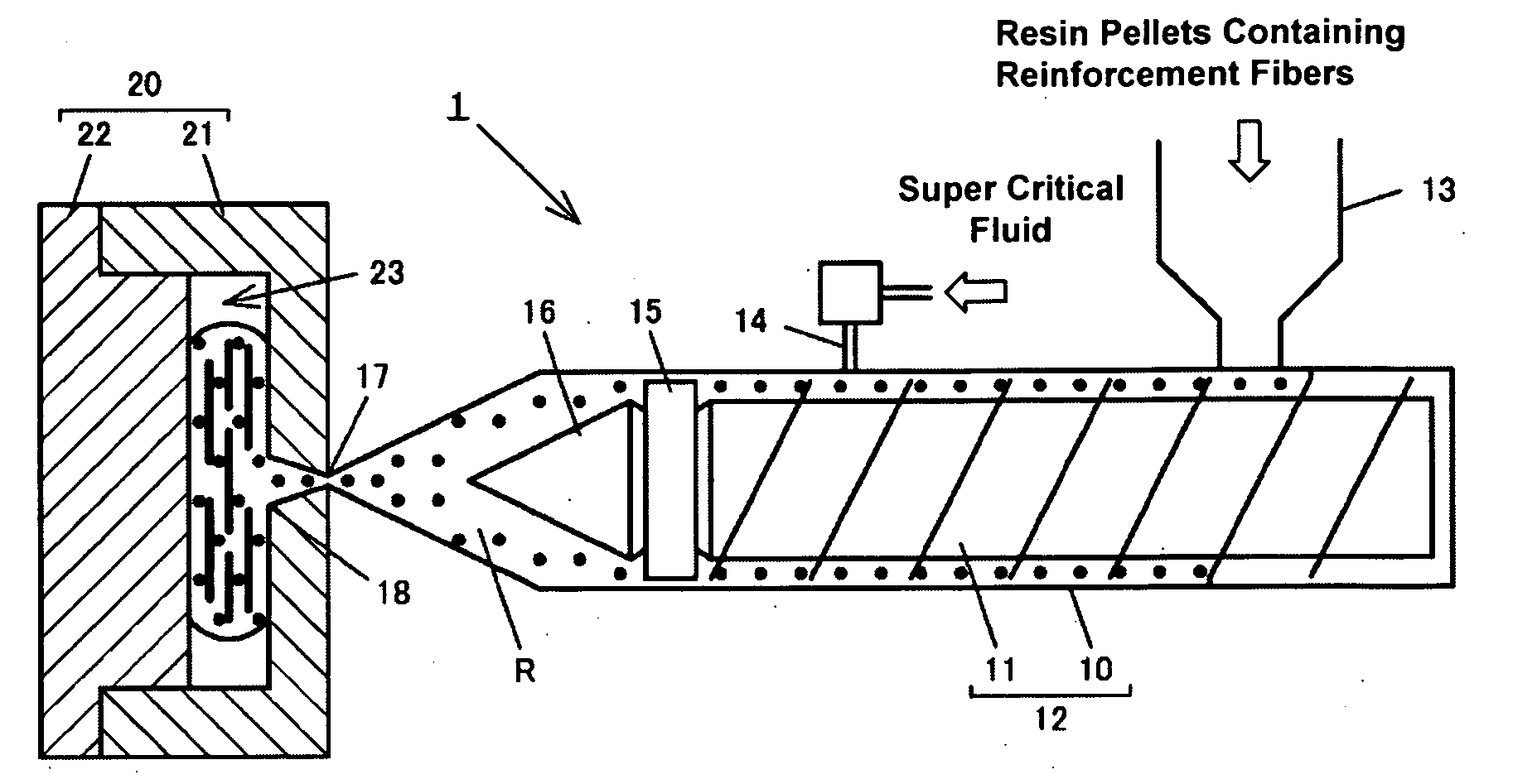 Molding method and apparatus of resin molded article