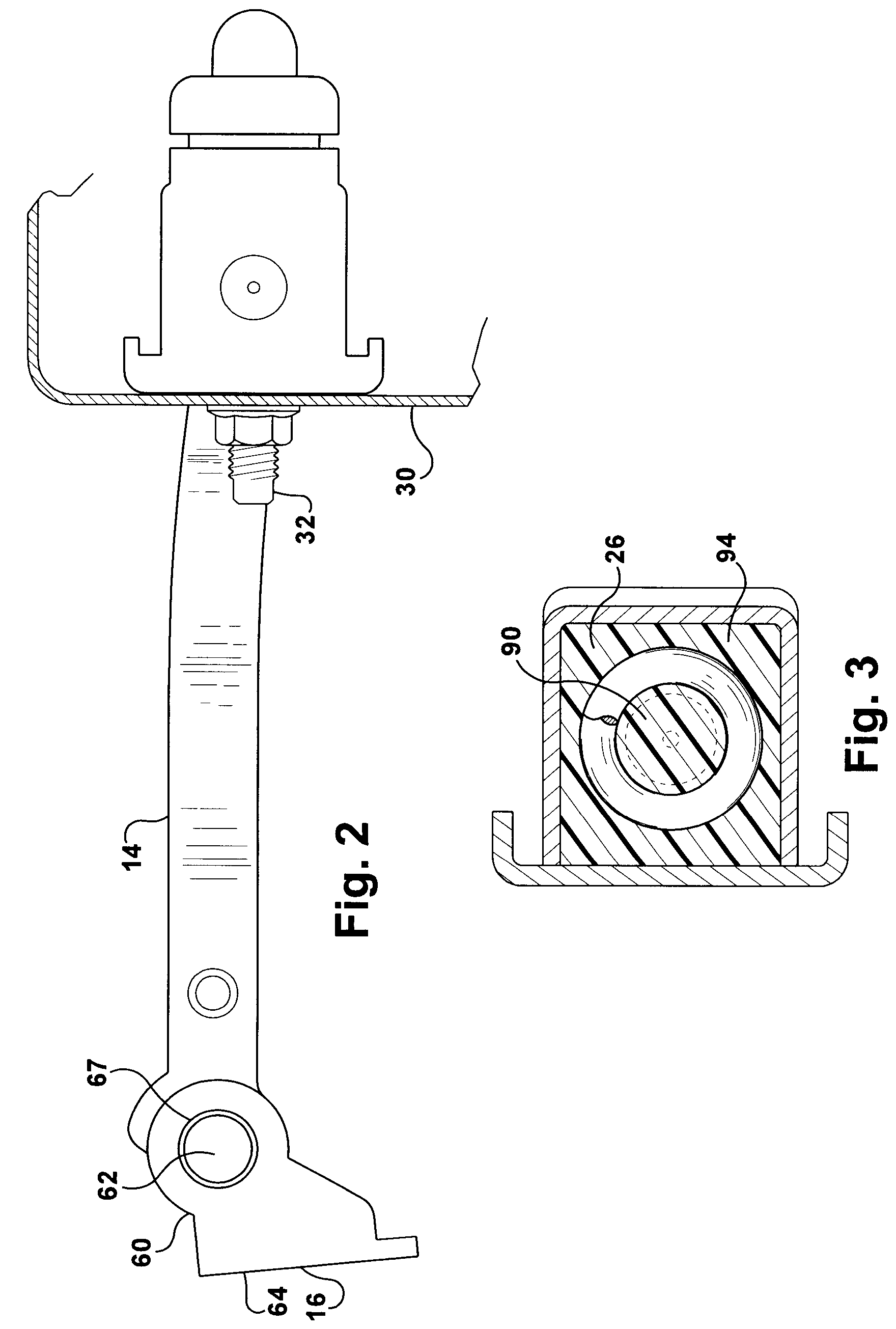 Vehicle door checker having a water management dam