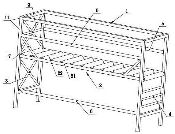 Universal training frame for basic dancing skills