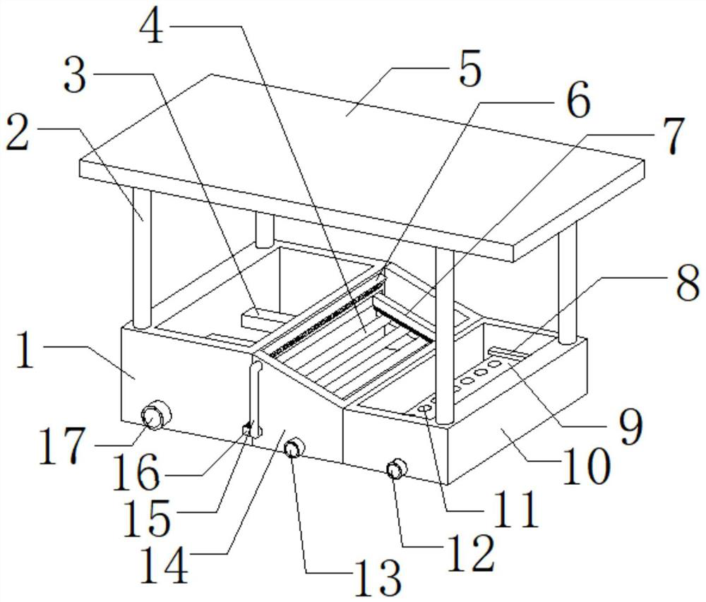 A pickling device for stone processing