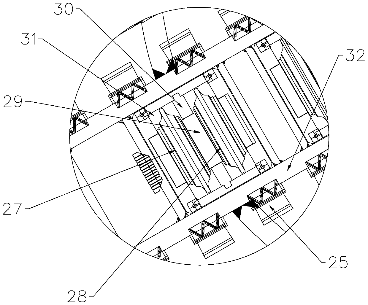 Shield tunneling machine cutterhead applied to multi-rock environment