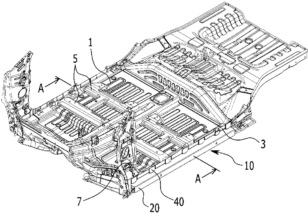 Reinforcement Unit of Side Sill for Electric Vehicles