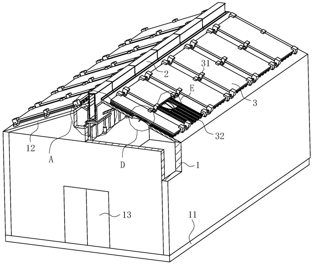 Photovoltaic agricultural greenhouse