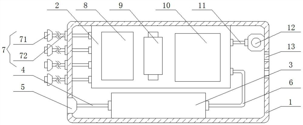 Expressway vehicle distance sensing device