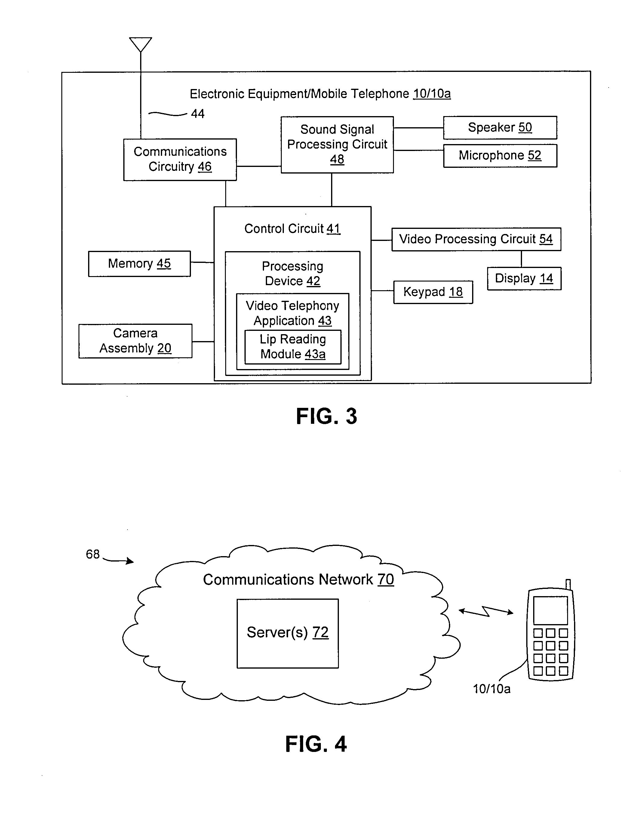 System and method for video telephony by converting facial motion to text