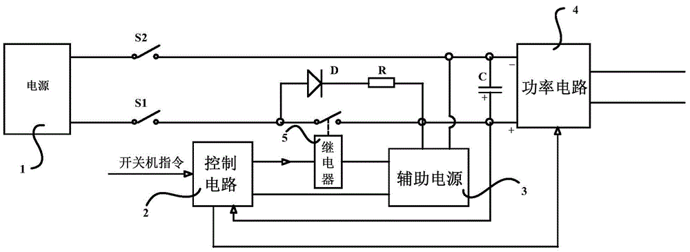 DCDC power supply protection circuit of electric automobile