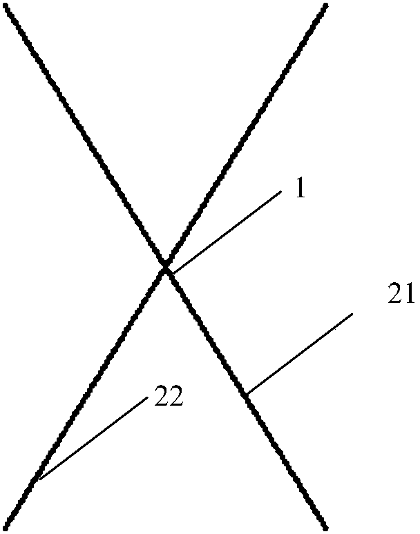 A two-way folding truss bridge structure