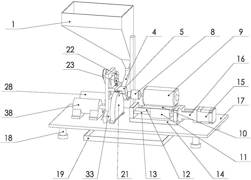 A pearl automatic drilling device